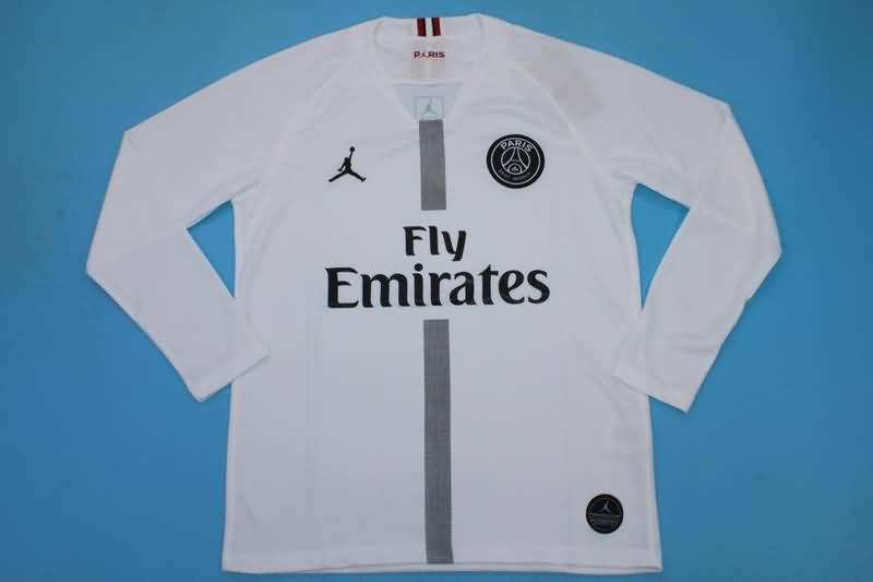 AAA(Thailand) Paris St German 18/19 UCL White Long Soccer Jersey