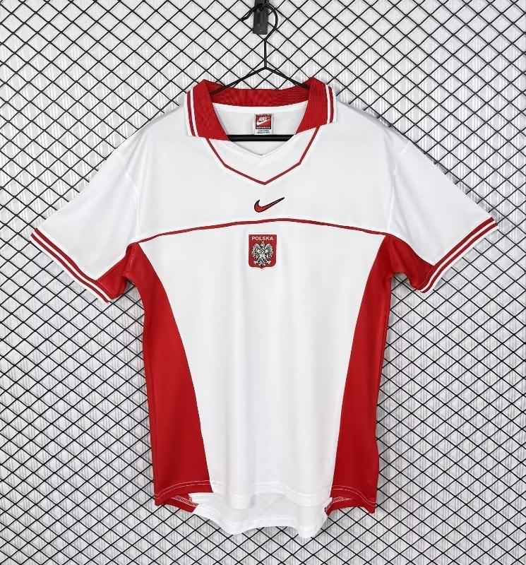 AAA(Thailand) Poland 1997 Home Retro Soccer Jersey
