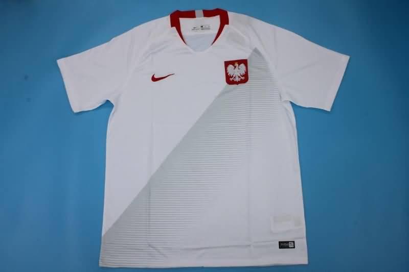 AAA(Thailand) Poland 2018 Home Retro Soccer Jersey