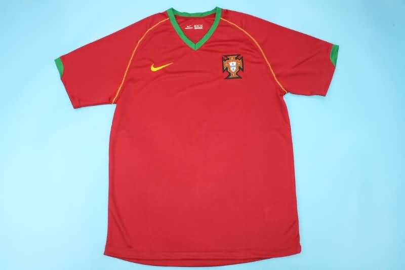 AAA(Thailand) Portugal 2006/08 Home Retro Soccer Jersey