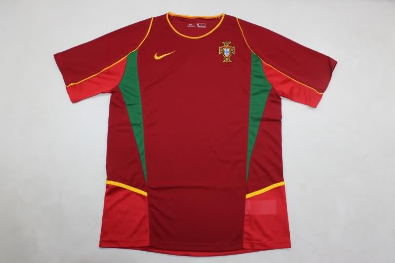 AAA(Thailand) Portugal 2002 Home Retro Soccer Jersey AAA(Thailand) Portugal 2002 Home Retro Soccer Jersey