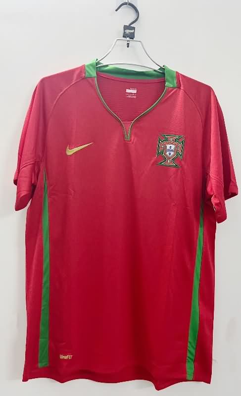 AAA(Thailand) Portugal 2008 Home Retro Soccer Jersey