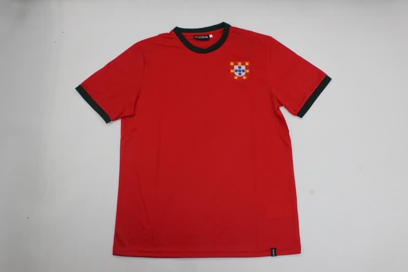 AAA(Thailand) Portugal 1966/72 Home Retro Soccer Jersey