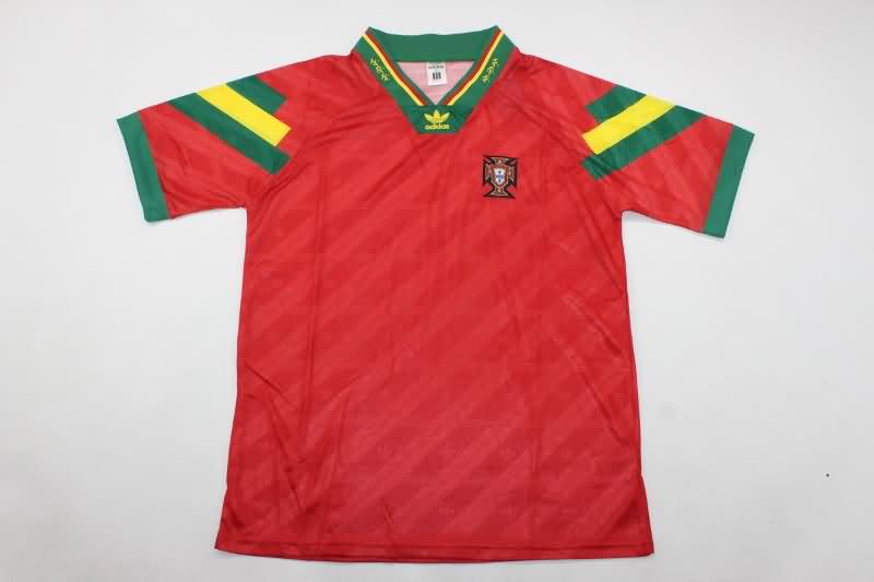 AAA(Thailand) Portugal 1992/94 Home Retro Soccer Jersey