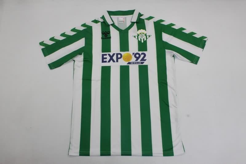 AAA(Thailand) Real Betis 1988/90 Home Retro Soccer Jersey