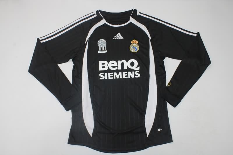 AAA(Thailand) Real Madrid 2006/07 Away Retro Long Sleeve Soccer Jersey
