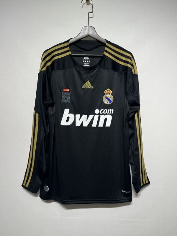 AAA(Thailand) Real Madrid 2009/10 Third Retro Long Sleeve Soccer Jersey