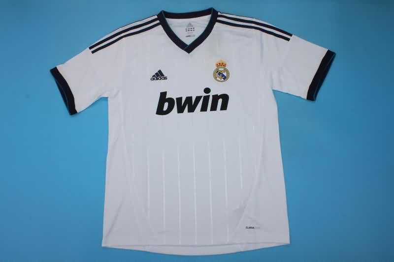 AAA(Thailand) Real Madrid 12/13 Home Retro Soccer Jersey