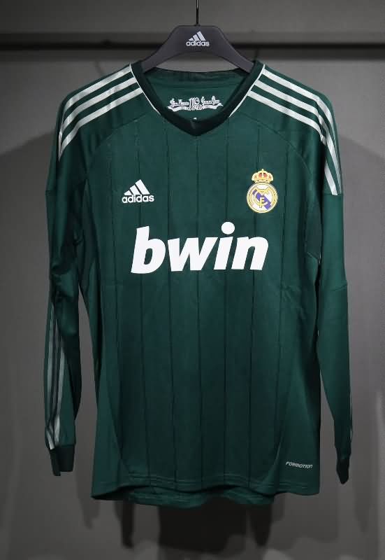 AAA(Thailand) Real Madrid 2012/13 Third Long Sleeve Retro Soccer Jersey (Player)