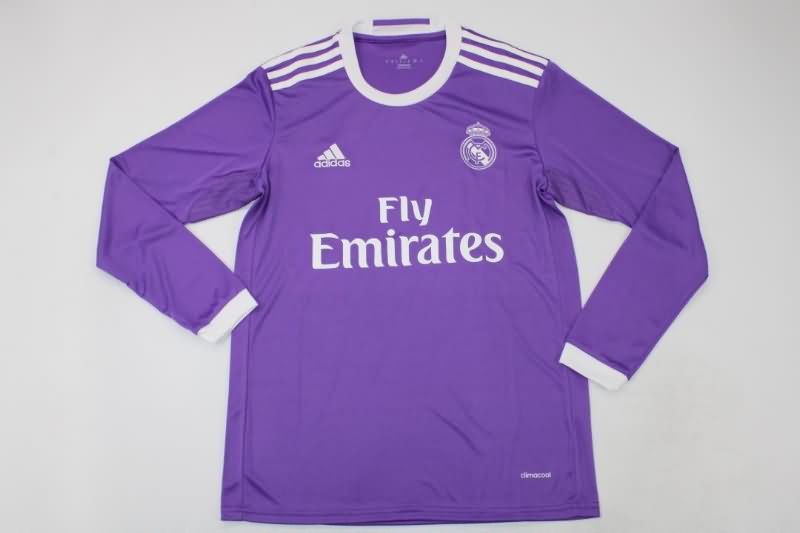 AAA(Thailand) Real Madrid 16/17 Retro Away Long Jersey