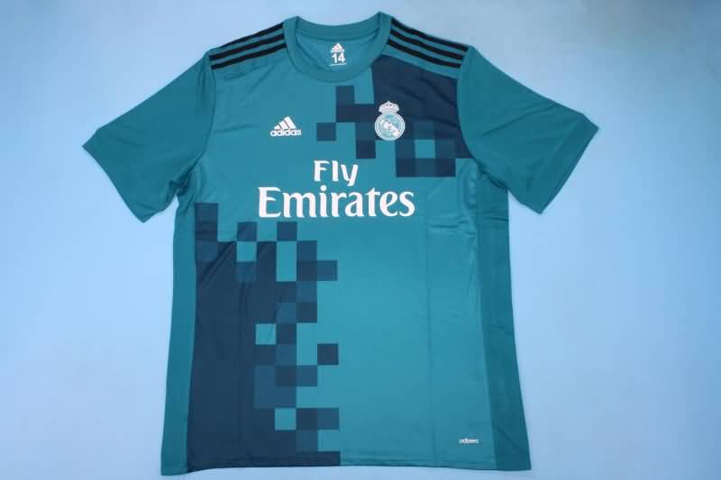 AAA(Thailand) Real Madrid 2017/18 Third Retro Soccer Jersey(Player)