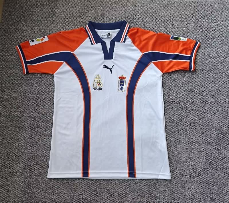 AAA(Thailand) Real Oviedo 2000/01 Away Retro Soccer Jersey