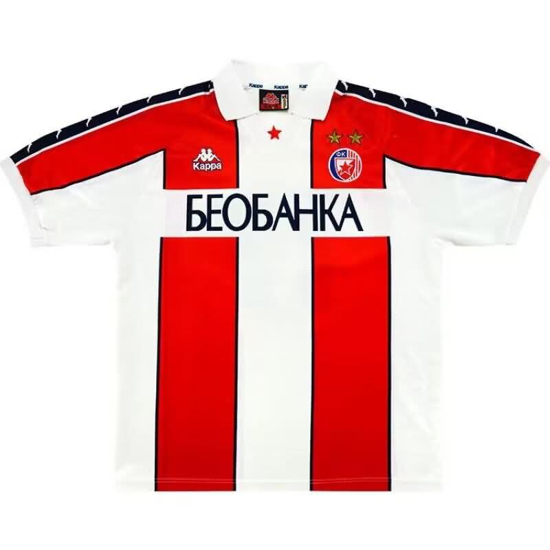 AAA(Thailand) Red Star Belgrade 1995/97 Home Retro Soccer Jersey