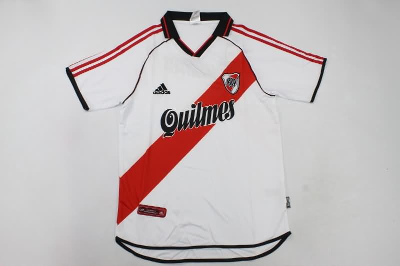 AAA(Thailand) River Plate 2000/01 Home Retro Soccer Jersey