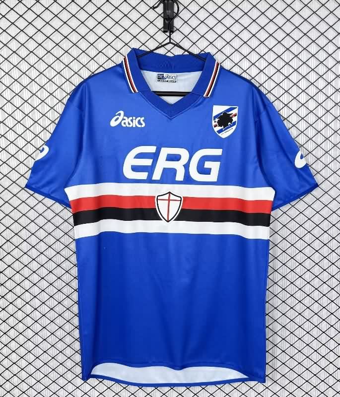 AAA(Thailand) Sampdoria 2003/04 Home Retro Soccer Jersey