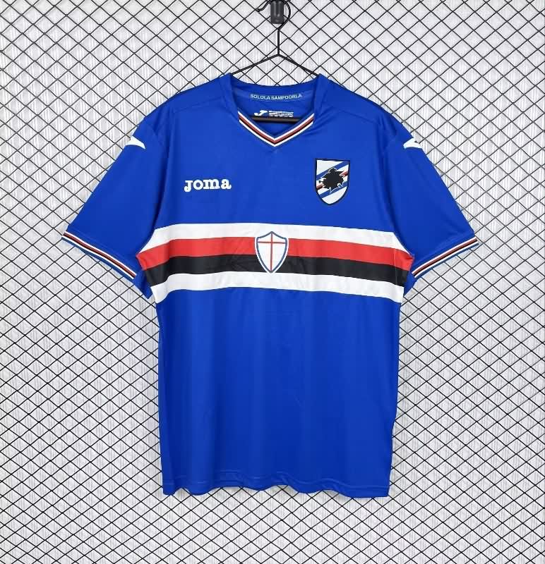 AAA(Thailand) Sampdoria 2016/17 Home Retro Soccer Jersey