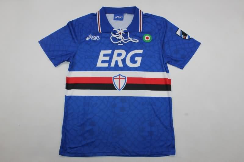 AAA(Thailand) Sampdoria 1994/95 Home Retro Soccer Jersey