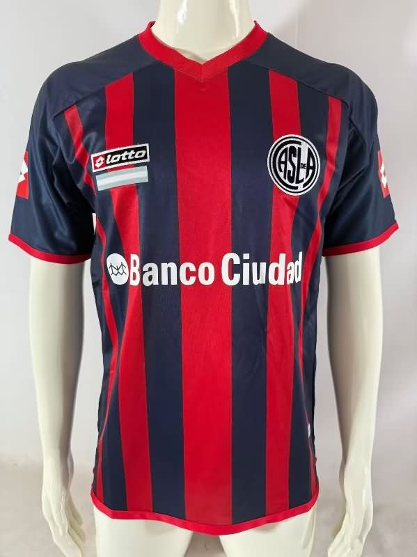 AAA(Thailand) San Lorenzo 2013/14 Home Retro Soccer Jersey