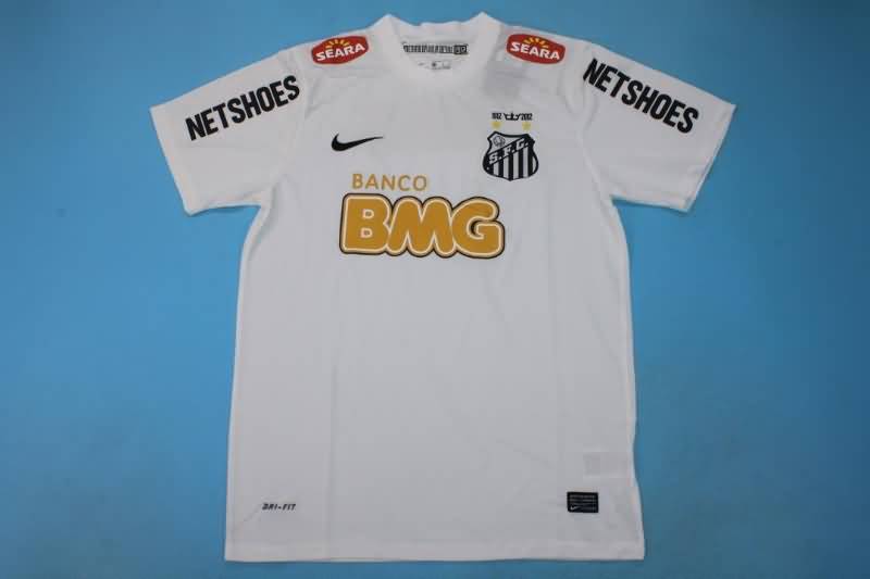 AAA(Thailand) Santos 2011/12 Retro Home Soccer Jersey