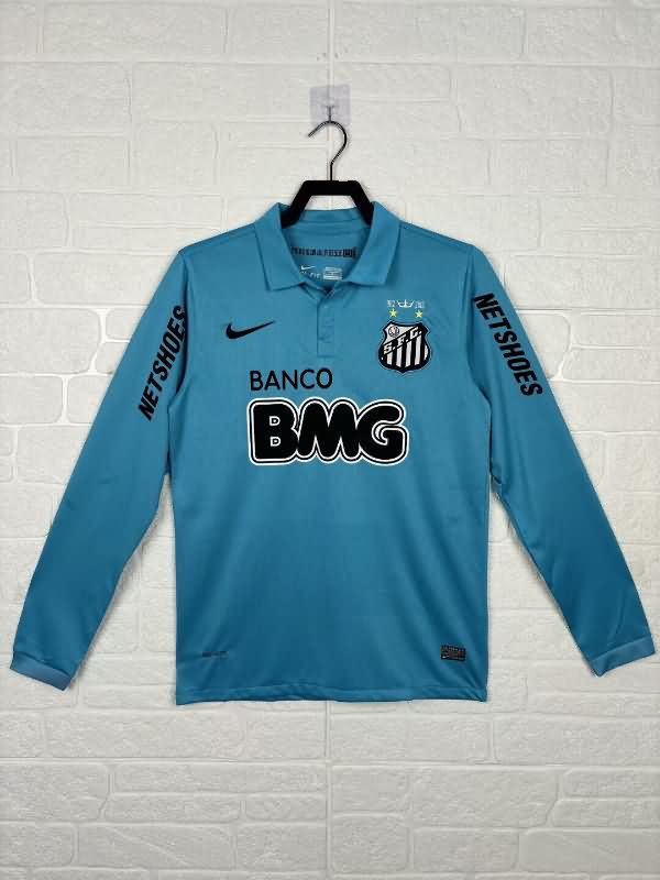 AAA(Thailand) Santos 2012/13 Away Retro Long Sleeve Soccer Jersey