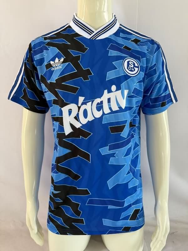 AAA(Thailand) Schalke 04 1992/93 Home Retro Soccer Jersey