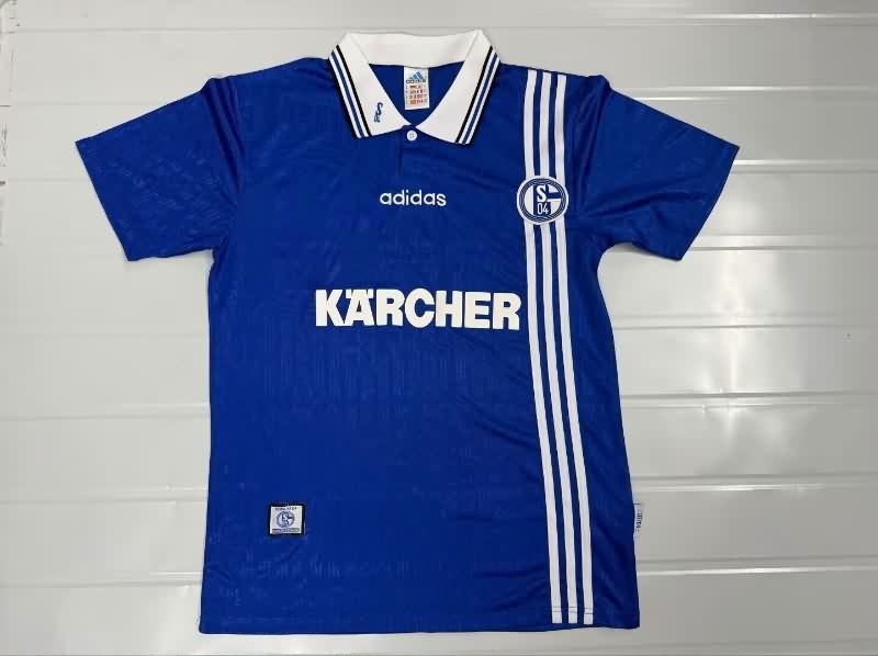 AAA(Thailand) Schalke 04 1996/97 Home Retro Soccer Jersey