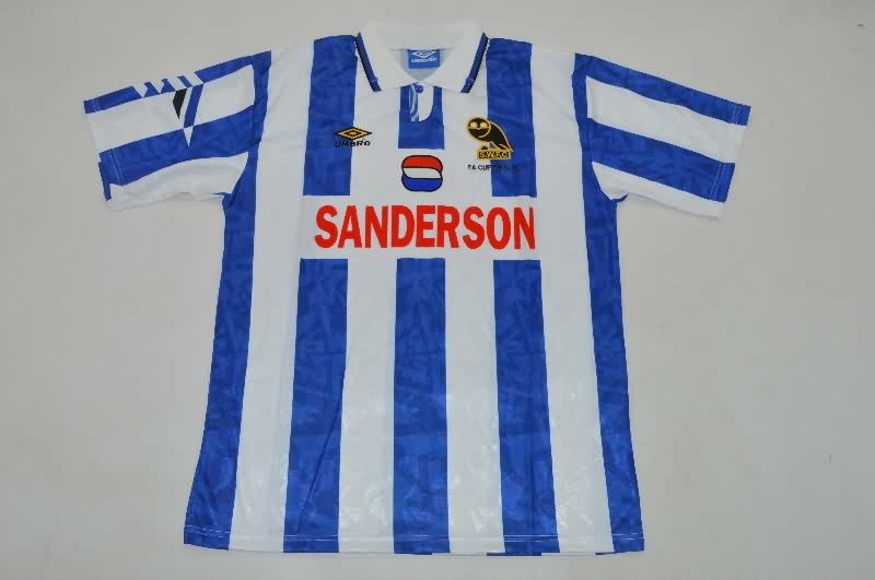 AAA(Thailand) Sheffield Wednesday 1992/93 Cup Retro Soccer Jersey
