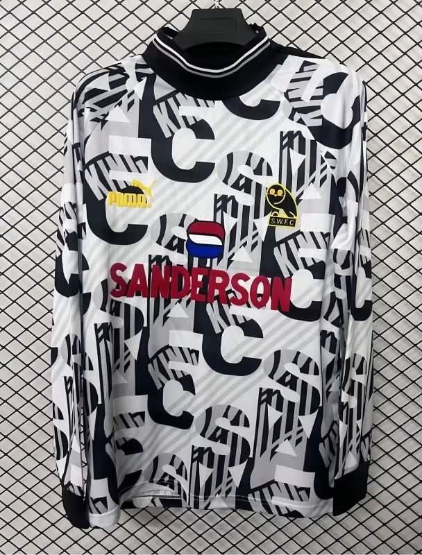 AAA(Thailand) Sheffield Wednesday 1993/95 Goalkeeper Retro Long Soccer Jersey