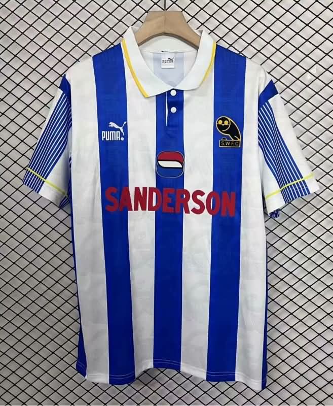 AAA(Thailand) Sheffield Wednesday 1993/95 Home Retro Soccer Jersey