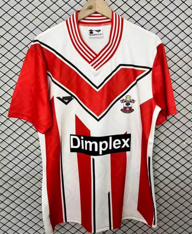 AAA(Thailand) Southampton 1993/95 Home Retro Soccer Jersey AAA(Thailand) Southampton 1993/95 Home Retro Soccer Jersey