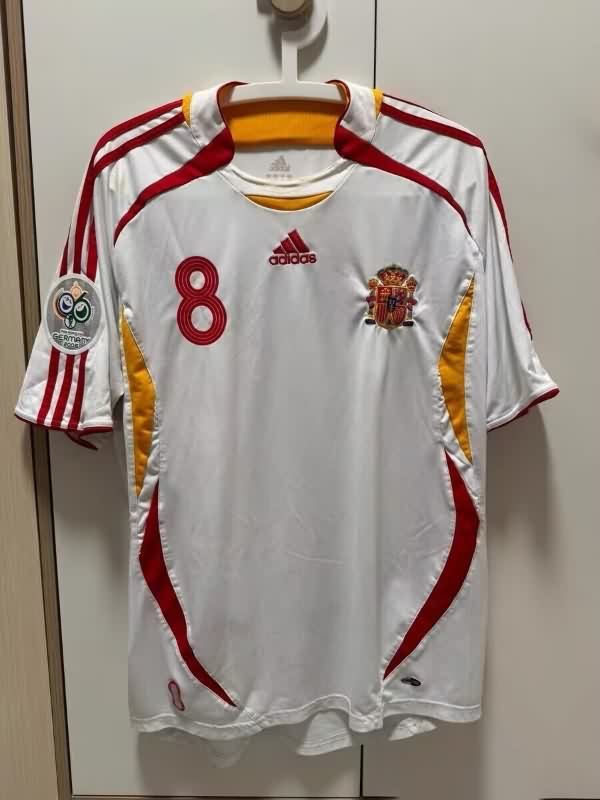 AAA(Thailand) Spain 2006 Away Retro Soccer Jersey