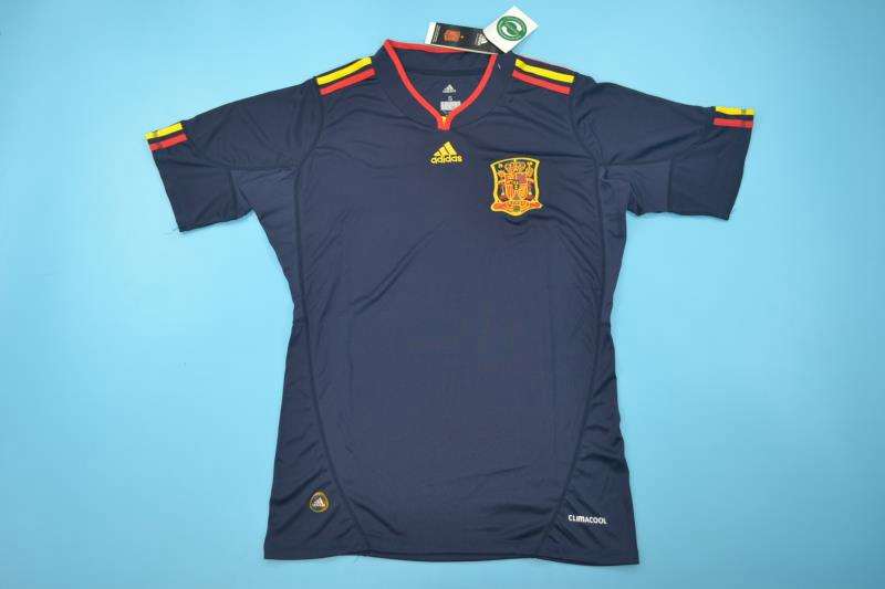 AAA(Thailand) Spain 2010 Away Retro Final Soccer Jersey