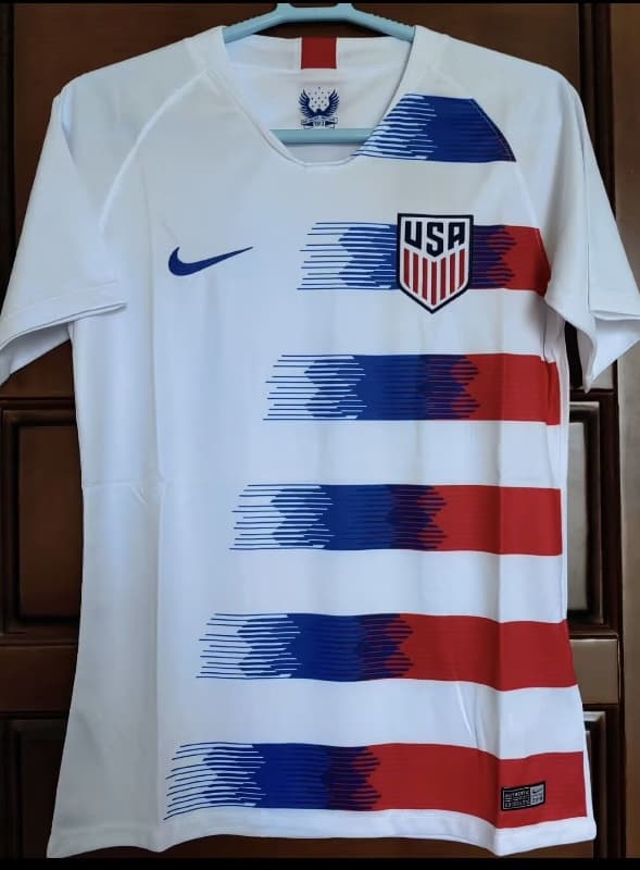 AAA(Thailand) USA 2018 Home Retro Soccer Jersey AAA(Thailand) USA 2018 Home Retro Soccer Jersey