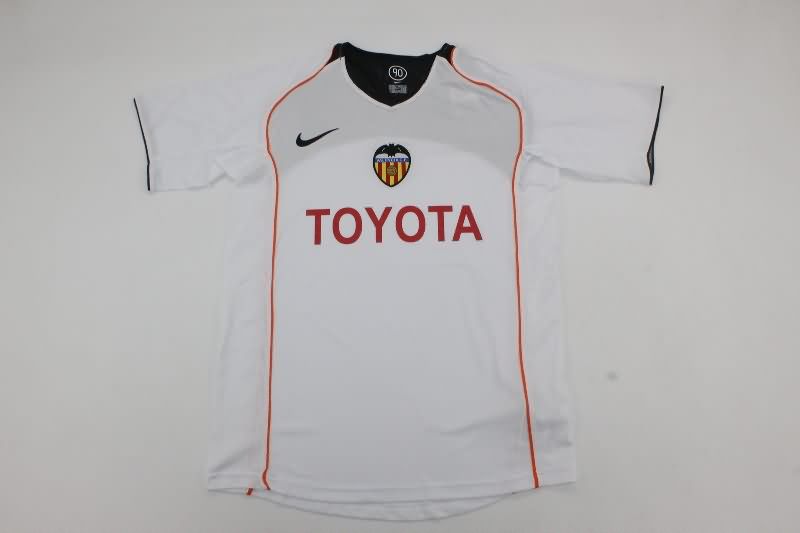 AAA(Thailand) Valencia 2004/05 Home Retro Soccer Jersey