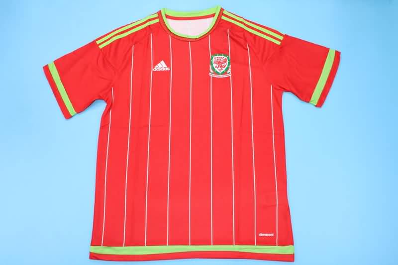 AAA(Thailand) Wales 15/16 Home Retro Soccer Jersey