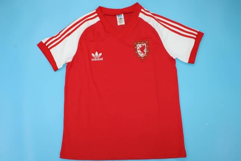 AAA(Thailand) Wales 1984 Home Retro Soccer Jersey