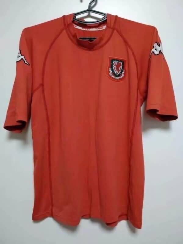 AAA(Thailand) Wales 2002 Home Retro Soccer Jersey