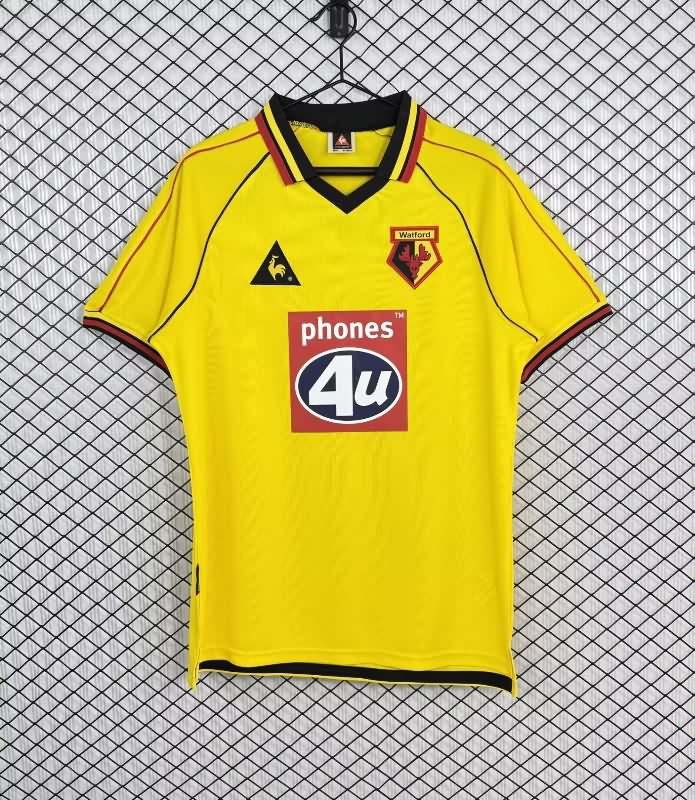AAA(Thailand) Watford 1999/01 Home Retro Soccer Jersey
