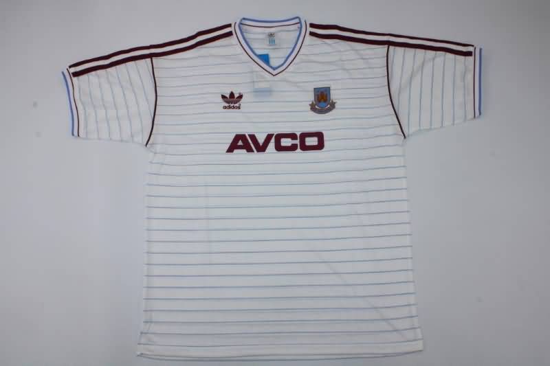 AAA(Thailand) West Ham 1986 Away Retro Soccer Jersey