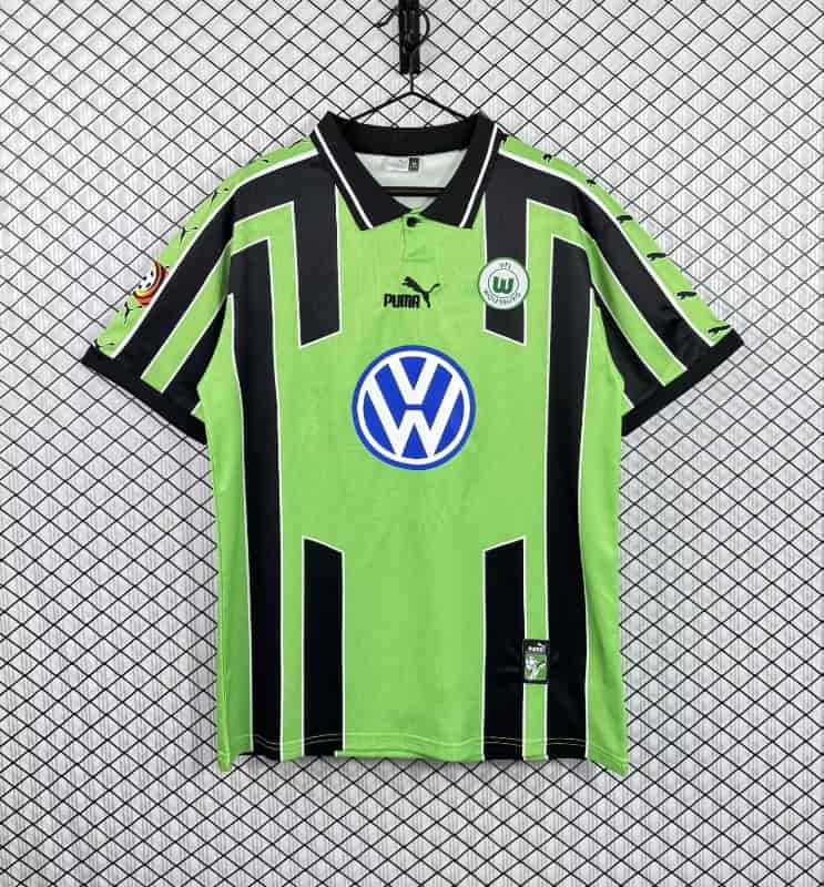 AAA(Thailand) Wolfsburg 1999/00 Away Retro Soccer Jersey AAA(Thailand) Wolfsburg 1999/00 Away Retro Soccer Jersey