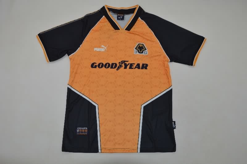 AAA(Thailand) Wolves 1996/98 Home Retro Soccer Jersey