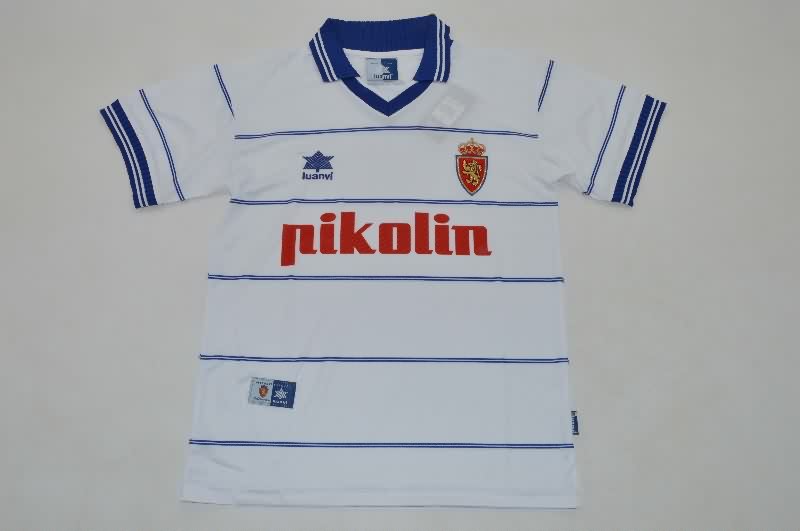 AAA(Thailand) Zaragoza 1999/01 Home Retro Soccer Jersey