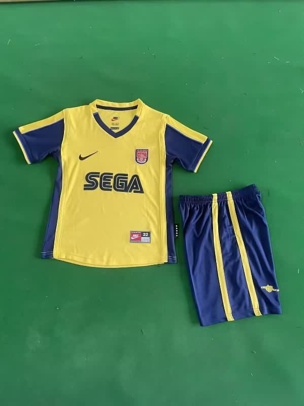 Arsenal 2000/01 Kids Away Soccer Jersey And Shorts