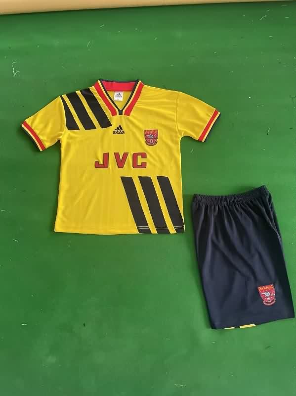Arsenal 1993/94 Kids Away Soccer Jersey And Shorts