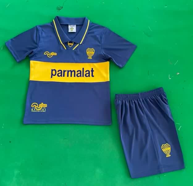 Boca Juniors 1993/95 Kids Home Soccer Jersey And Shorts