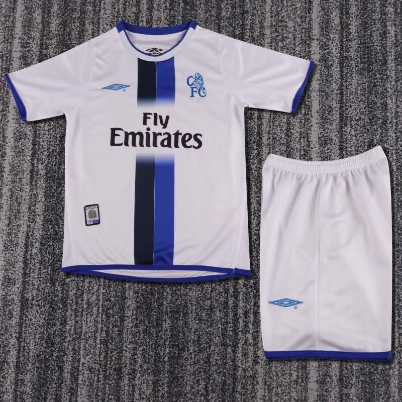 Chelsea 2003/05 Kids Away Soccer Jersey And Shorts