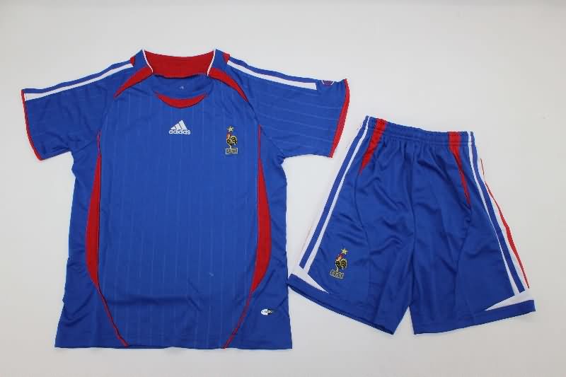 France 2006 Kids Home Soccer Jersey And Shorts