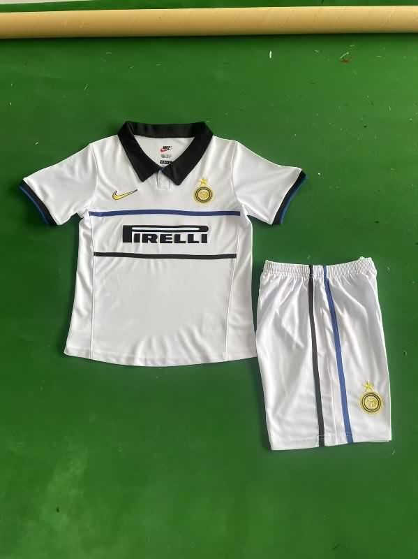 Inter Milan 1998/99 Kids Away Soccer Jersey And Shorts