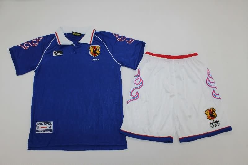 Japan 1998 Kids Home Soccer Jersey And Shorts