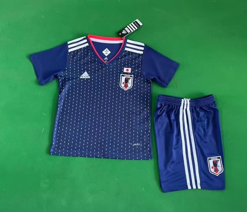 Japan 2018 Kids Home Soccer Jersey And Shorts